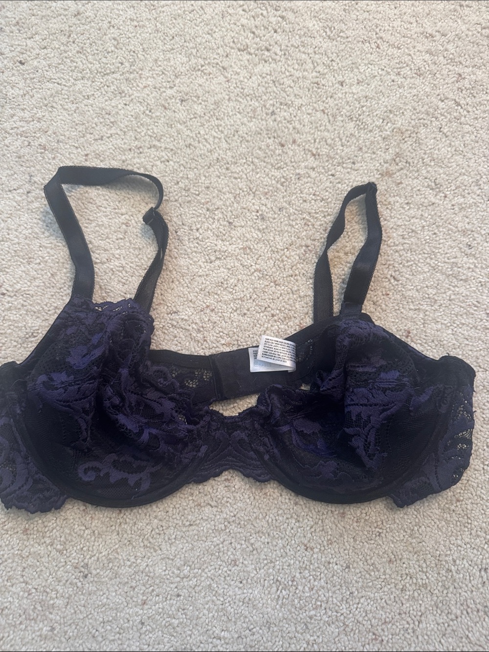 Wacoal Purple Lace Underwire Bra